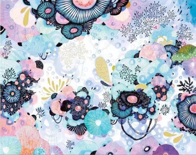 五彩斑斓的海洋世界。