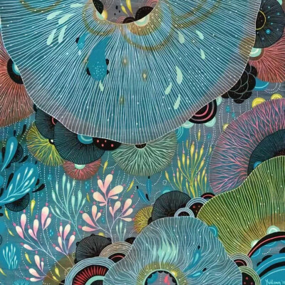 五彩斑斓的海洋世界。