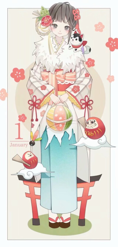 月份拟人，空间转载