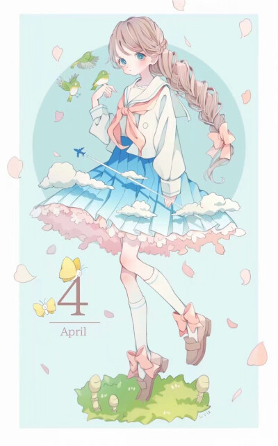 月份拟人，空间转载