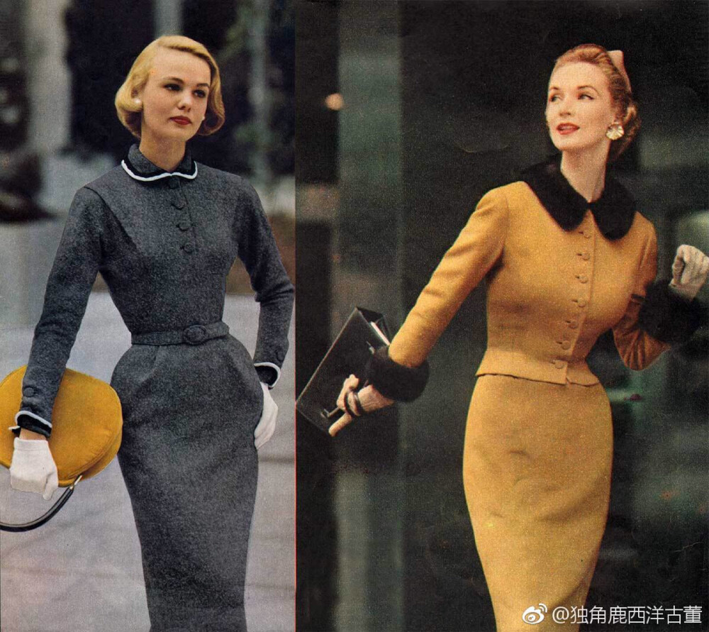 1950年代的衣香鬓影似乎永不褪色，那时的美人们从骨子里便是迷人的、精致的。好比外出和参加盛宴时，她们从不带过多物品，戴着手套，挽一只晚宴包，内里再装一支口红、一支香水，便已足够。举手投足之间，诠释着恰到好处的优雅。 ​​​