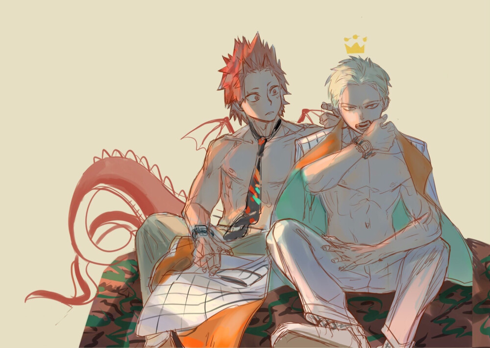 【我的英雄学院】【爆豪胜己】【切岛锐儿郎】