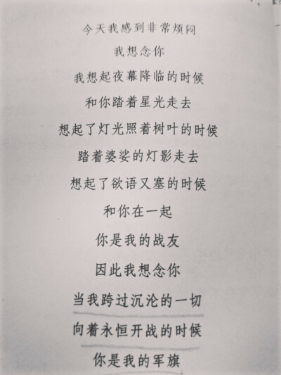 王小波情诗