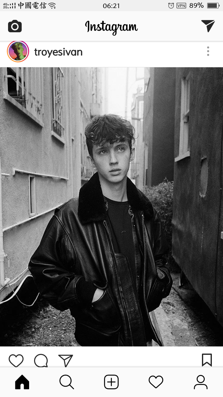 戳爷 troye sivan 特洛耶希文 近期 自截 ins [杨晋戈]