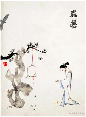 拾肆丨  处暑
处暑天还暑，好似秋老虎。

▲  鸟食来，鸟食去

