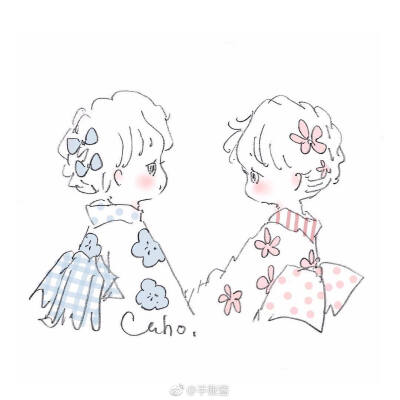 简笔画~ ins：caho0811