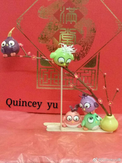 愤怒的小鸟系列 Quincey yu自创作品，