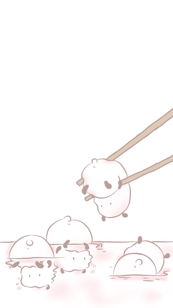 自描壁纸背景可爱