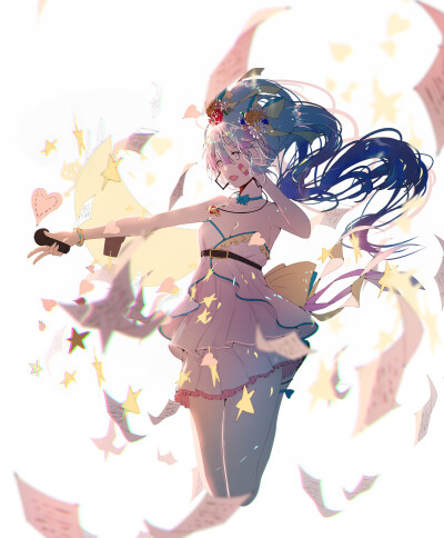 VOCALOID 初音未来 绘师：Re:Rin（p id=10453155）本作品id=73580993