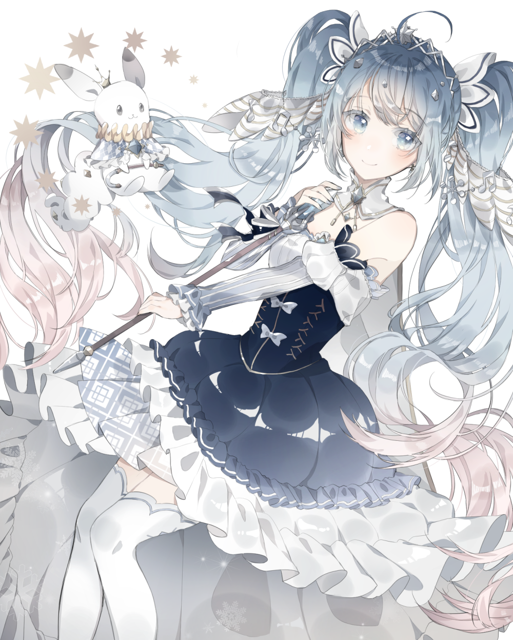 VOCALOID 初音未来 雪未来2019 绘师：siho（p id=11305423）本作品id=73578875