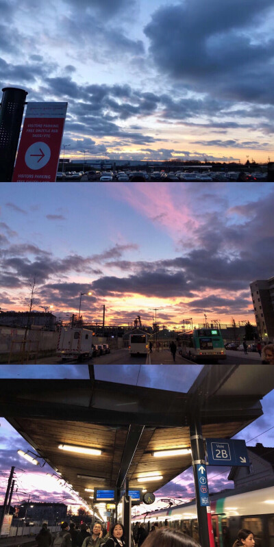 壁纸天空云朵黄昏