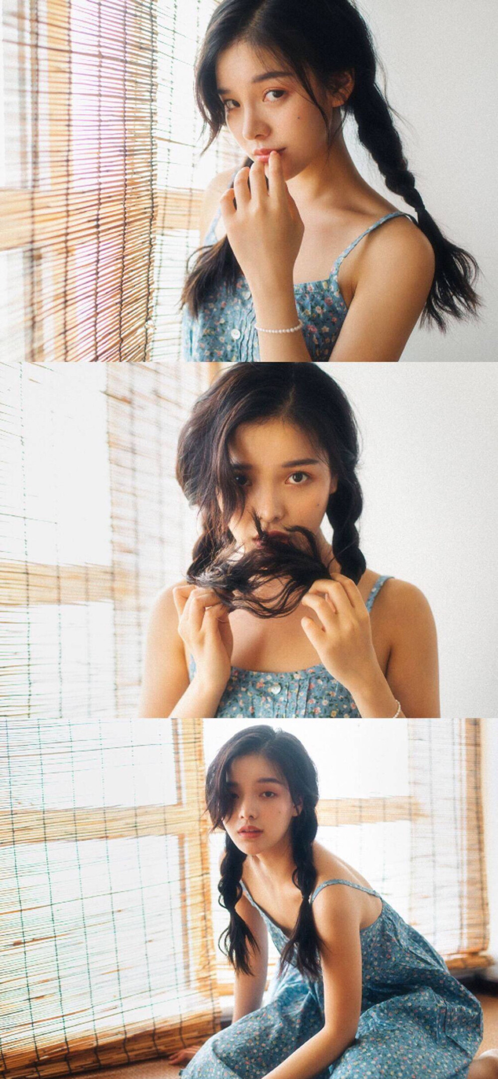 壁纸拼接女生小清新