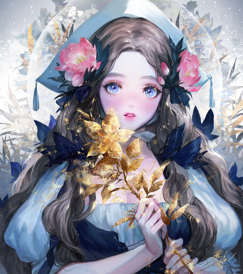 Golden flower 绘师：Danhu（p id=3908608） 本作品id=73597548