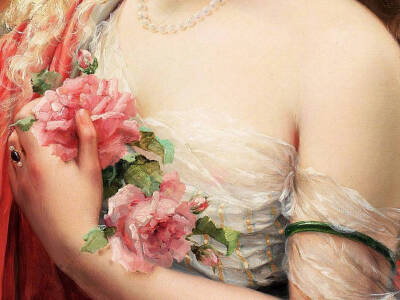 油画女性 Emile Vernon 埃米尔·弗农