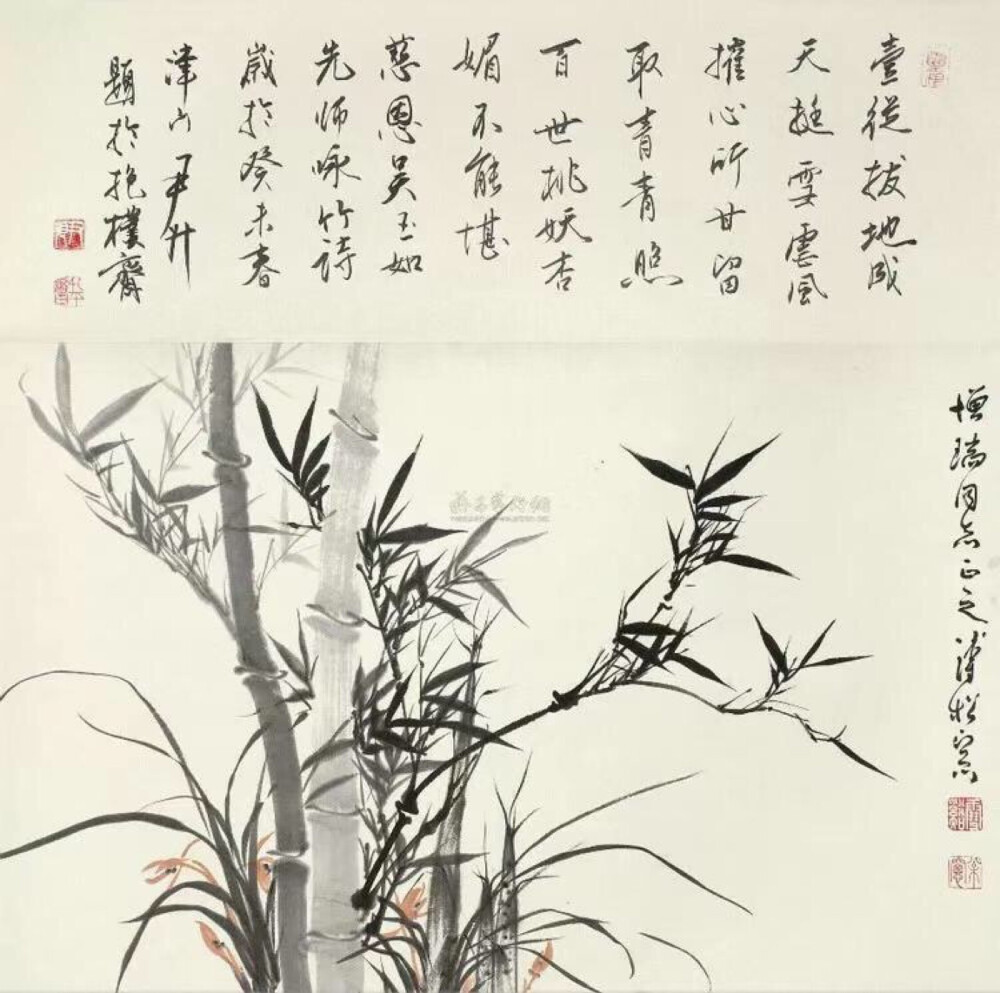 溥松窗（1913-1991），著名书画家，本名爱新觉罗·溥佺，与溥雪斋、溥毅斋、溥庸斋、溥心畲、关松房、祁井西、启功、叶仰曦等被誉为“松风九友”。
溥松窗是一个全才型的画家，能诗，能书。不仅擅画鞍马和气势磅礴的山水，其兰竹更是堪称一绝。