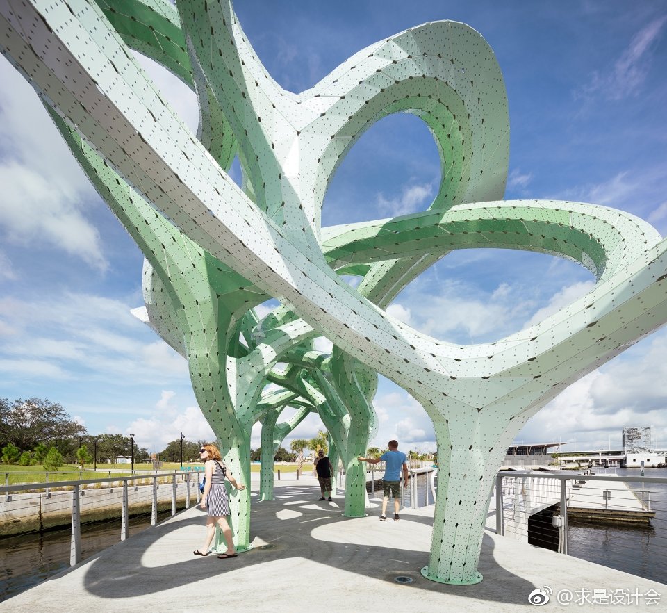 漫游结构，佛罗里达州 / MARC FORNES/THEVERYMANY。#求是爱设计#