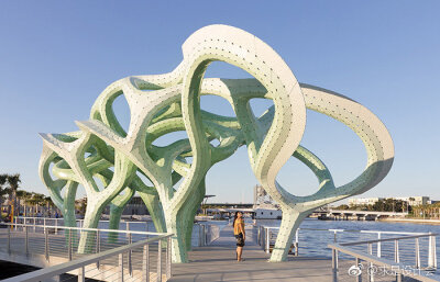 漫游结构，佛罗里达州 / MARC FORNES/THEVERYMANY。#求是爱设计#