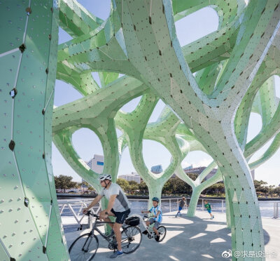 漫游结构，佛罗里达州 / MARC FORNES/THEVERYMANY。#求是爱设计#