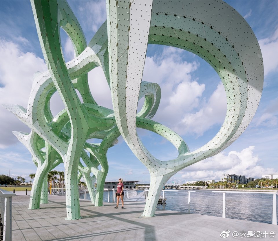 漫游结构，佛罗里达州 / MARC FORNES/THEVERYMANY。#求是爱设计#