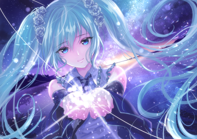 「｡・ﾟ+ *.｡ﾟ+stardust｡・ﾟ+ *.｡ﾟ+」/「祐喜」的插画 [pixivid=73597090]【V家/初音】