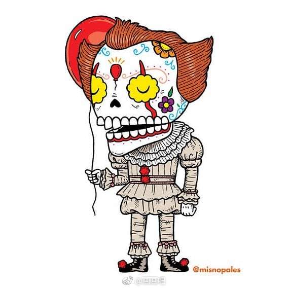 非常可爱的的小骷髅插画(第二辑)~ 作者:美国 jose pulido