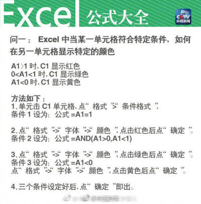 【快转走！常用Excel公式都在这儿了！】求和、平均数、最大值、标准差……如何查找重复值；如何自动标出符合条件的数值……进阶版Excel超实用技巧。存好！有用！