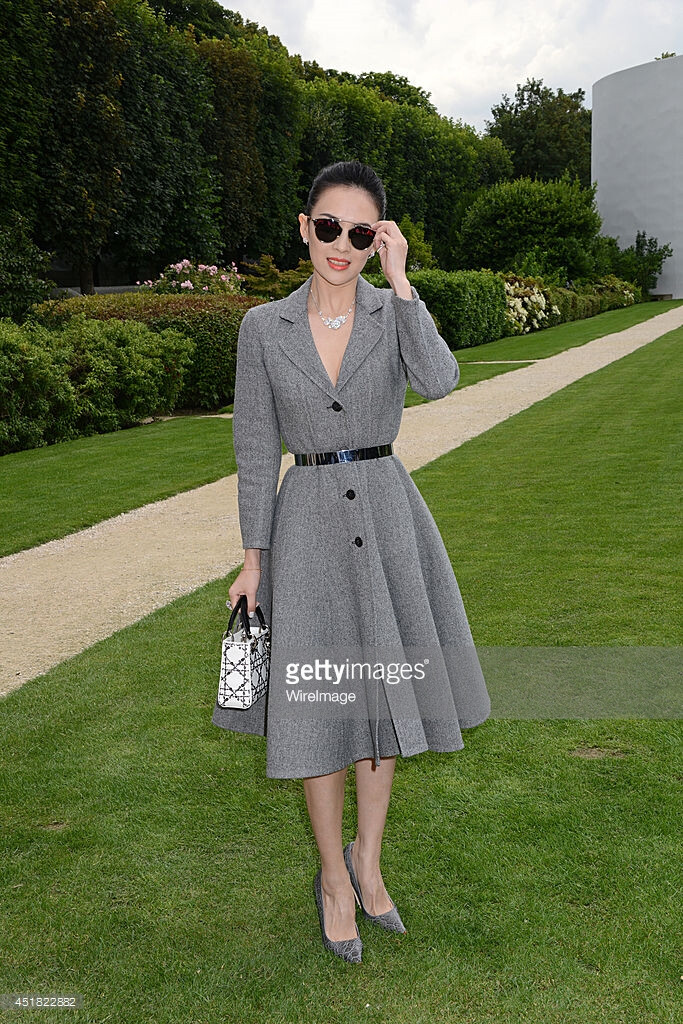 章子怡
Zhang Ziyi attends the Christian Dior show as part of Paris Fashion Week - Haute Couture Fall/Winter 2014-2015 at Muse Rodin on July 7, 2014 in Paris, France.