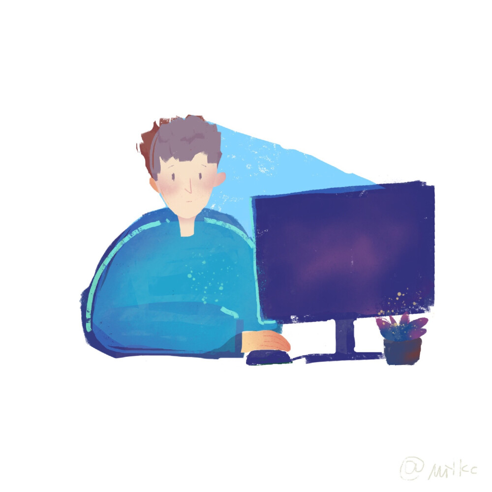 原创插画#背景选择困难