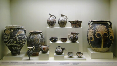 Kamares ware, Minos，Create Island. 卡马雷斯彩陶，米诺斯王朝，克里特岛。