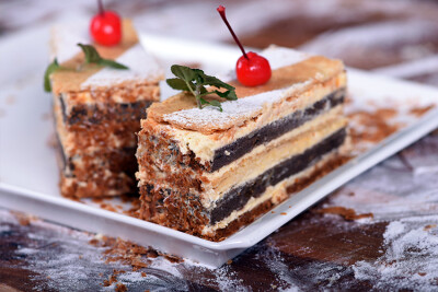 拿破仑蛋糕 甜食=天使
