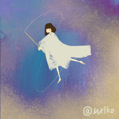 原创插画/画画真是件幸福的事。