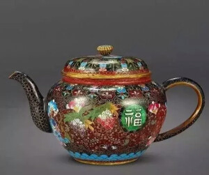 摄影欣赏 陶瓷 古物 茶壶 花纹 静物