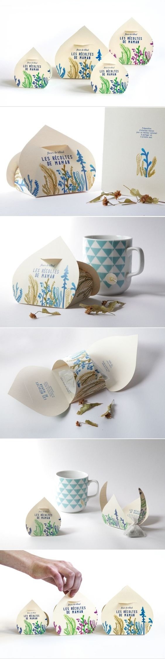 分享一组清新的茶包装设计，创意小巧思~