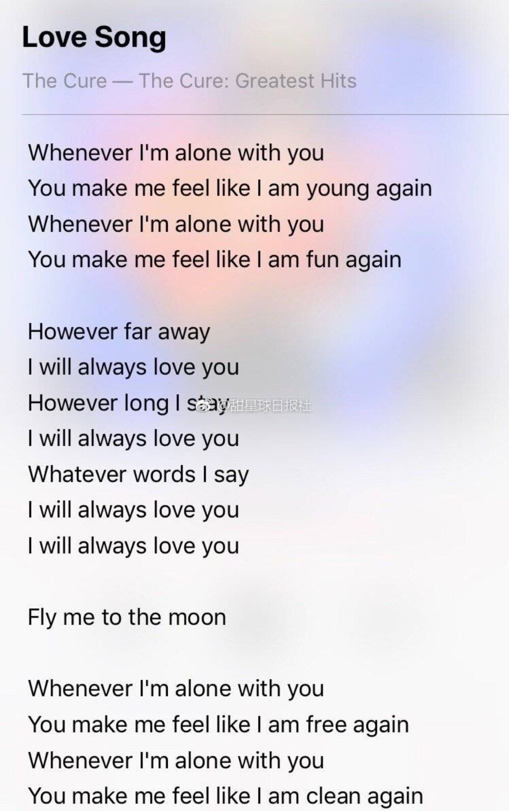 fly me to the moon