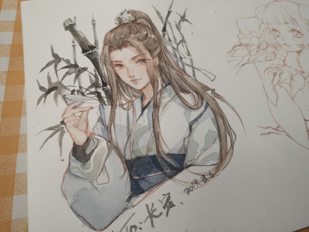 水彩古风，侵删