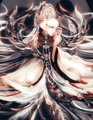 #奇迹暖暖# 阴阳鱼套装  绘师：静静的做一颗帅星子