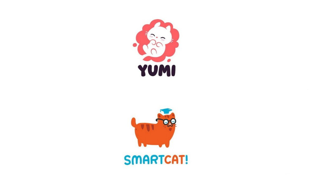 关于小猫的LOGO设计 #标志分享# 作者:Anton Shmelev