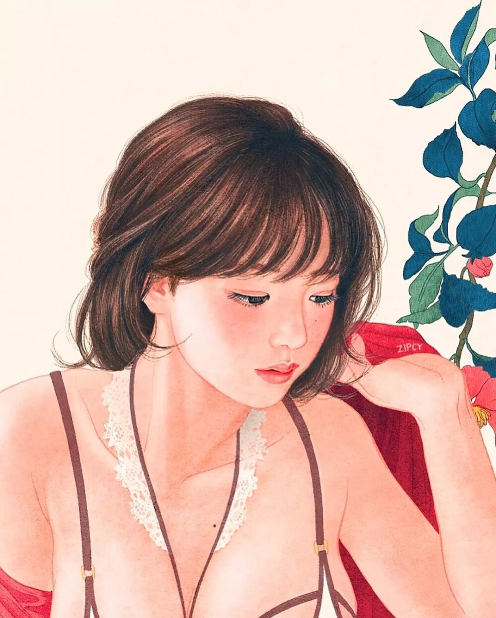 唯美插画