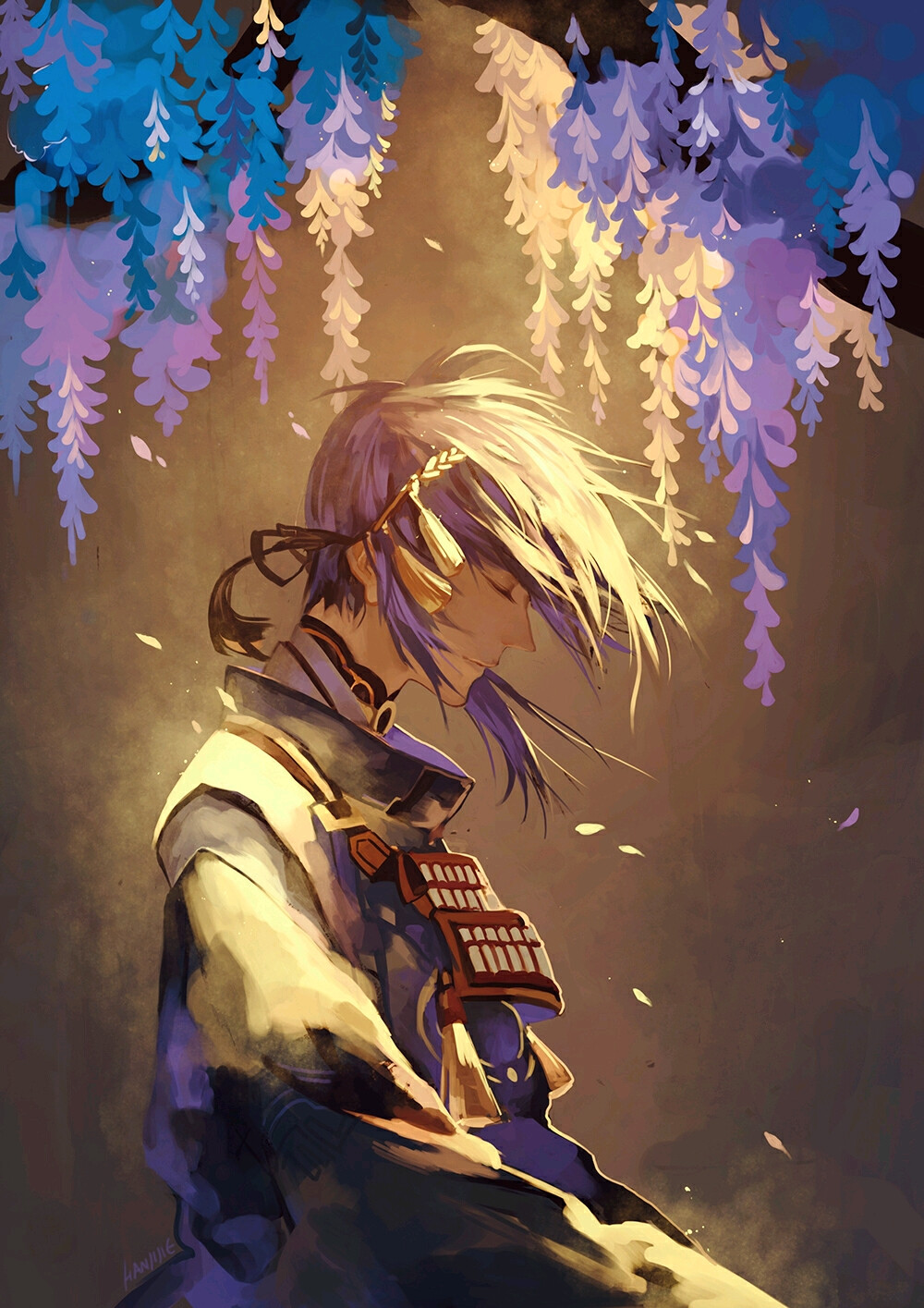 三日月宗近。爷爷。三明。