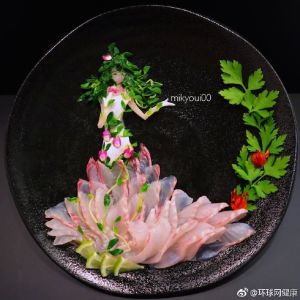 美炸了！日本厨师将生鱼片做成了艺术大片