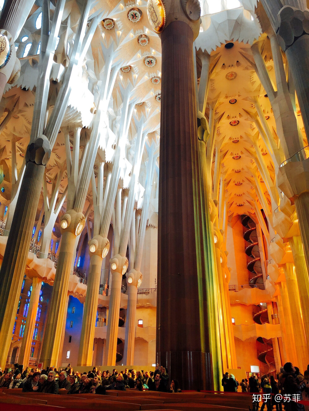 The Basílica i Temple Expiatori de la Sagrada Família 西班牙，巴塞罗那，圣家族大教堂