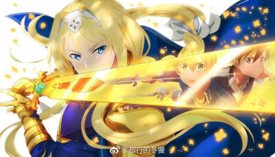 《刀剑神域alicization》桐谷和人 尤吉欧 爱丽丝 电脑壁纸