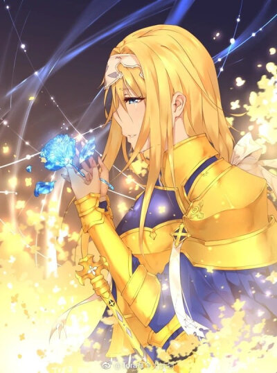 《刀剑神域alicization》爱丽丝.滋贝鲁库 壁纸 插画
画师：@Tora有个大计划