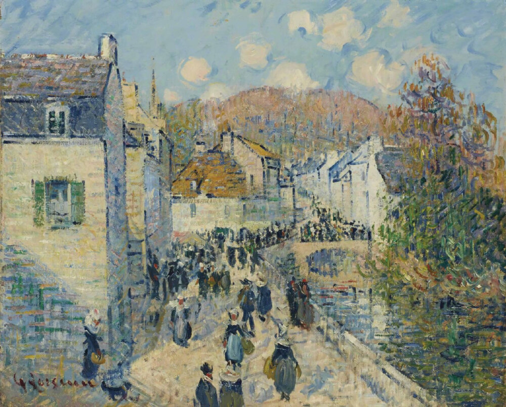 法国后印象派画家 Gustave Loiseau 绘画作品 | www.gustaveloiseau.net/