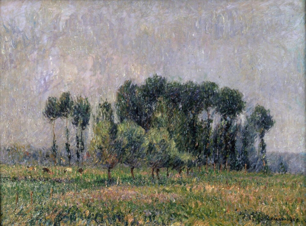 法国后印象派画家 Gustave Loiseau 绘画作品 | www.gustaveloiseau.net/