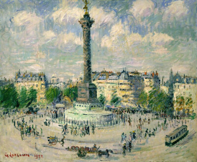 法国后印象派画家 Gustave Loiseau 绘画作品 | www.gustaveloiseau.net/