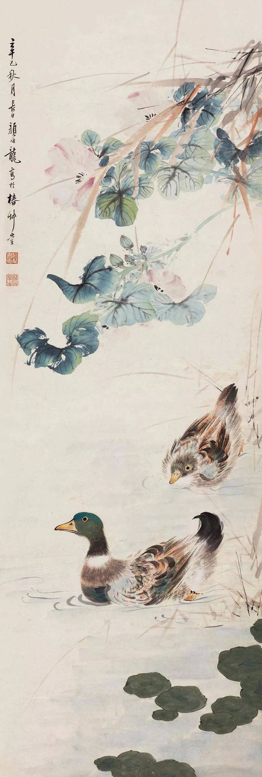 花鸟画家颜伯龙大师作品