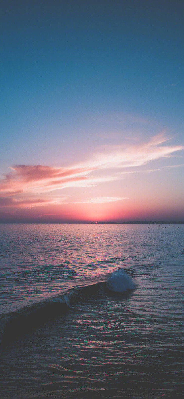 天空 海洋 风景 壁纸 插画