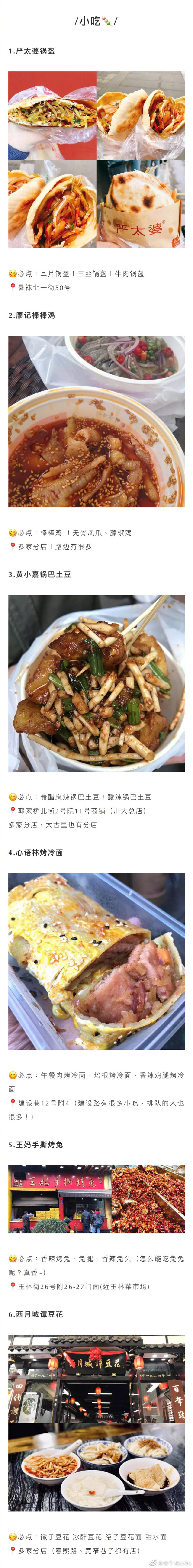 【成都超全必吃美食合集】吐血整理！分享来自：去个地方Go 去了n多次成都，才总结出来的精华，这70多家店，都给我看！文末还贴心总结了【简易版吃货地图】！火锅串串钵钵鸡烧烤肥肠蛋烘糕甜水面担担面……都在等着你哦