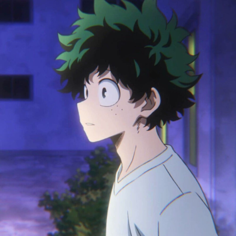 动漫男头绿谷出久